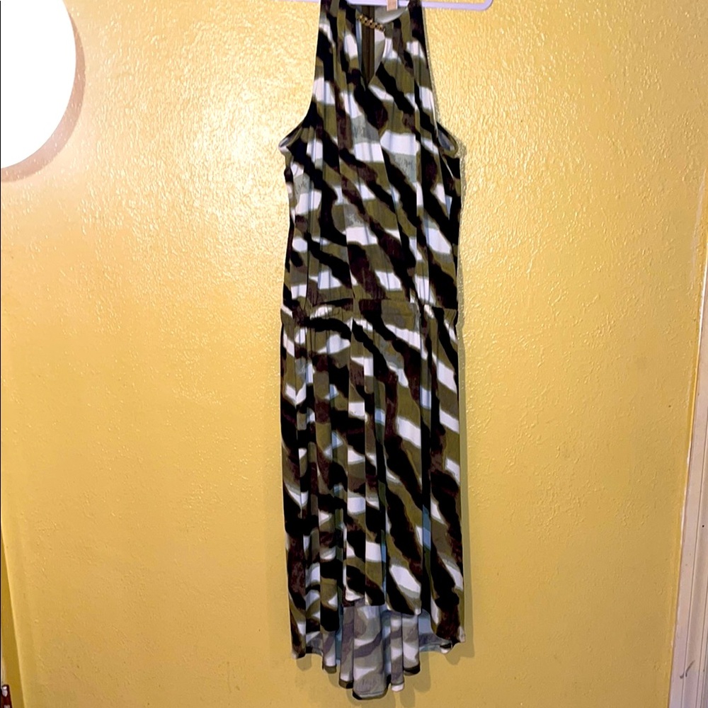 Michaels Green and Black Halter Sundress